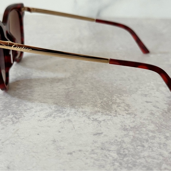 Cartier Panther Cateye Sunglasses Gradient Lenses - Picture 9 of 9